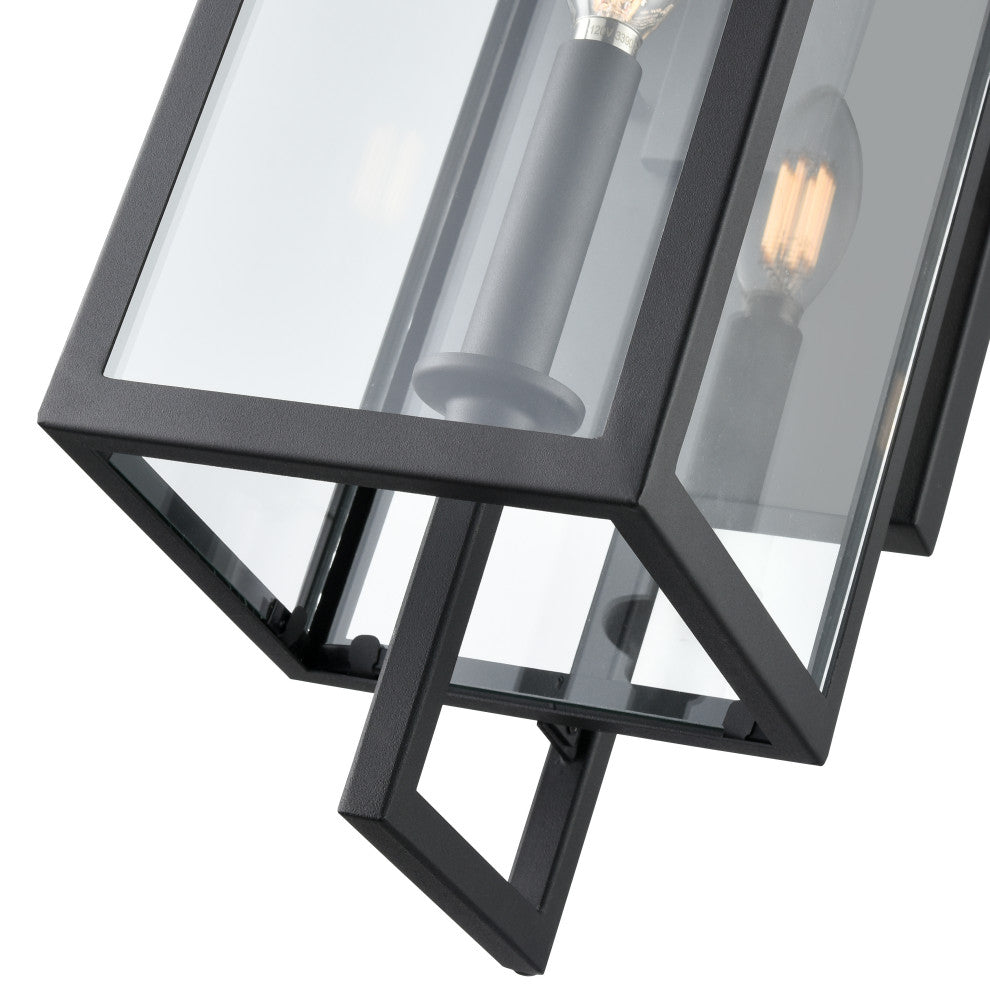 Lamont 1 Light 18" Tall Textured Black Outdoor
