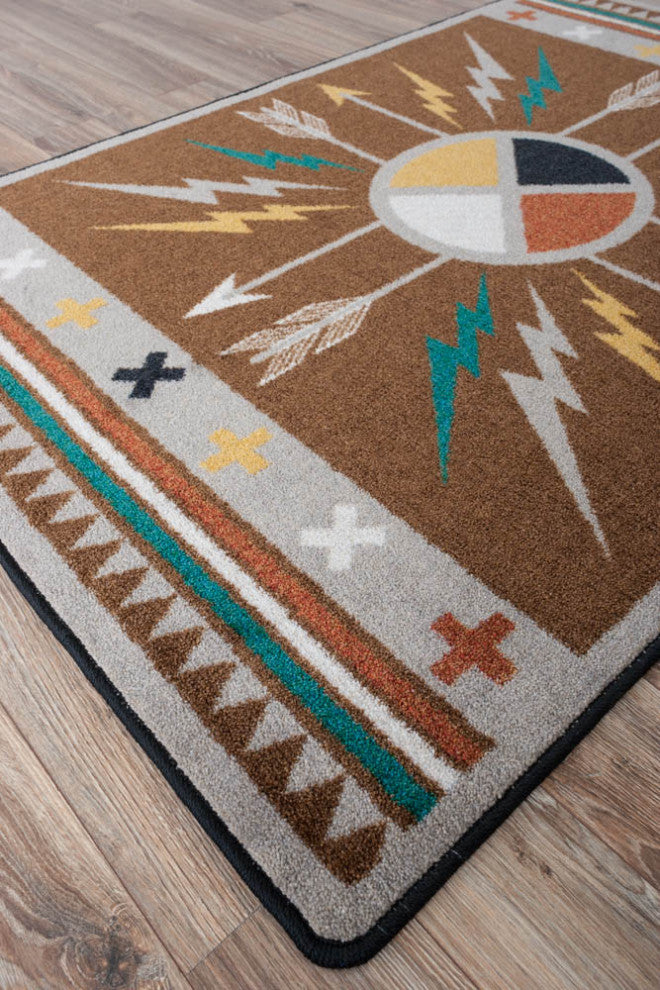 Muroc, Brown, 5'x8'