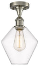 Innovations 516-1C-SN-G652-8-LED 1-Light Semi-Flush Mount, Brushed Satin Nickel