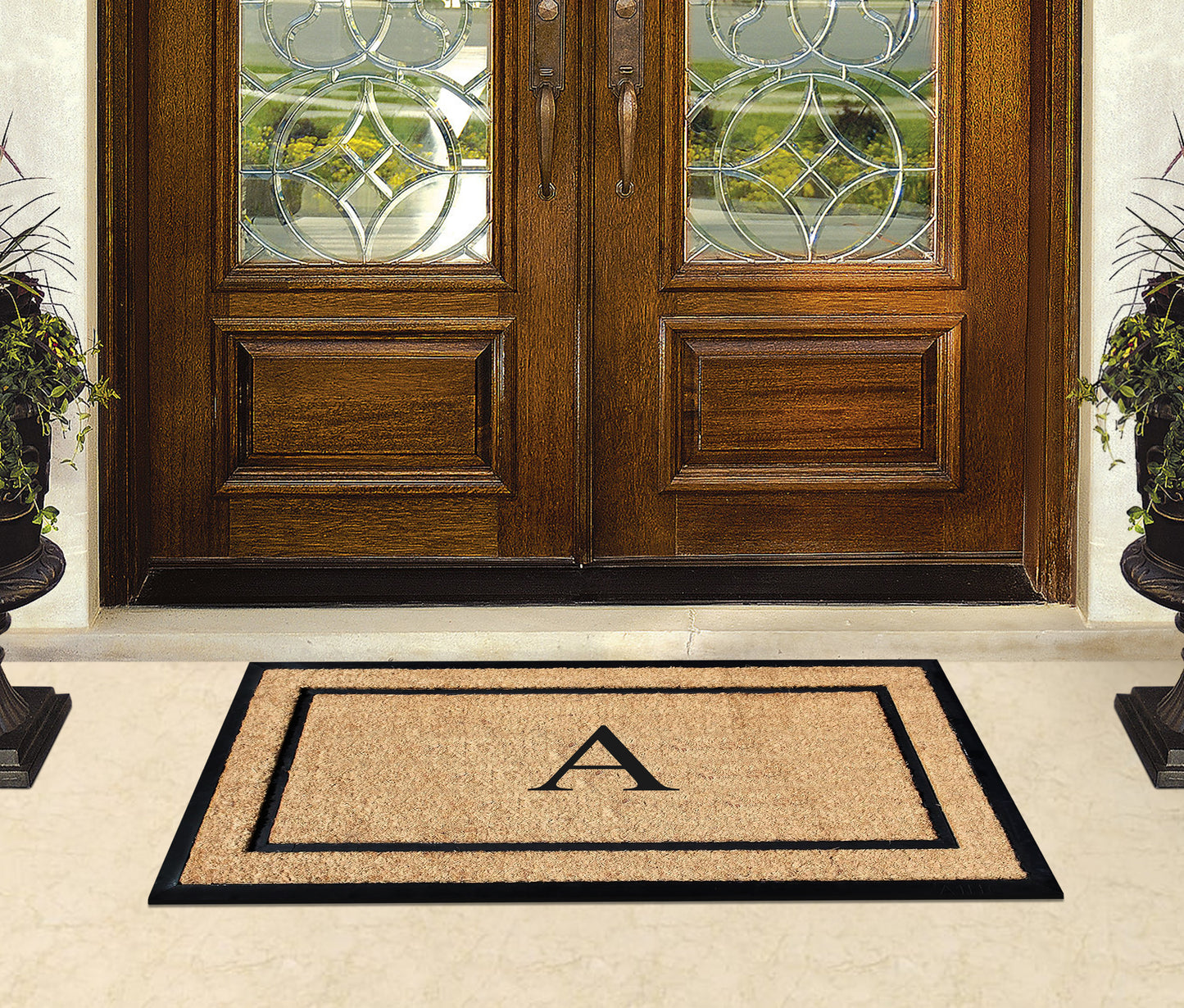 A1HC Monogrammed Door Mats, 24"� x 48"�, Durable Large Welcome Heavy Duty, A