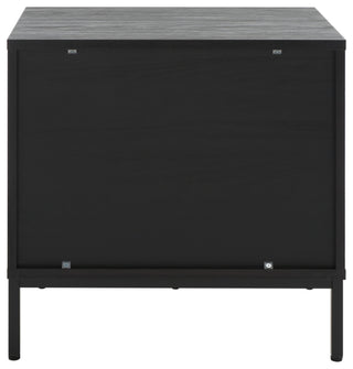 Safavieh Lylia 2 Drawer Nightstand, Black