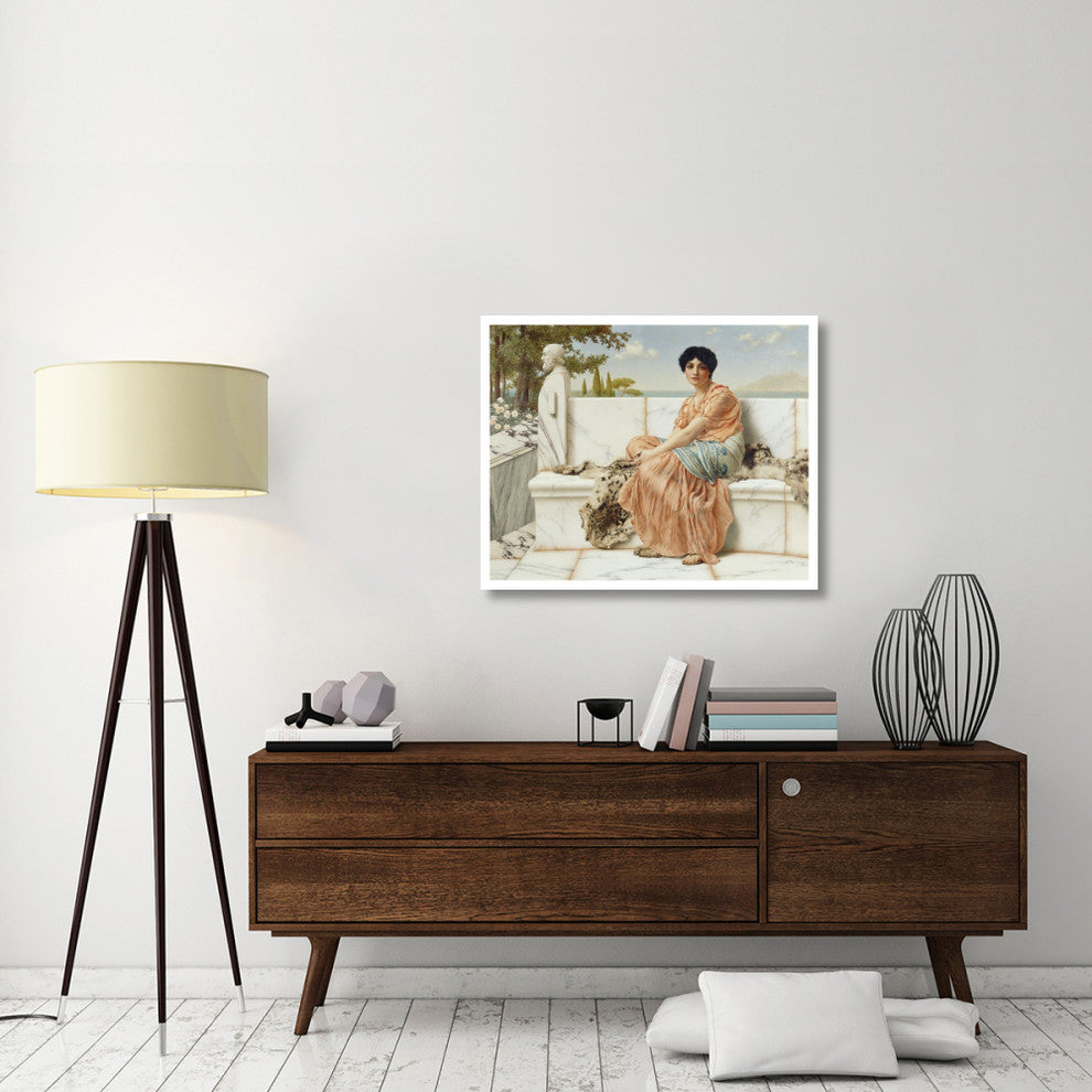 "Reverie" Digital Paper Print by John William Godward, 37"x30"