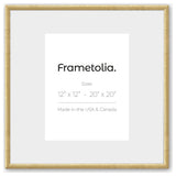 20" x 20" Hammered Gold 1" Vintage Gallery Frame