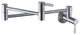 Contemporary Wall-Mount Pot Filler Faucet