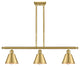 INNOVATIONS LIGHTING 516-3I-SG-M8 Smithfield 3 Light Island Light