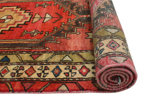 Fine Vintage Distressed Roshanak Red/Charcoal Runner, 3'2 x 7'7