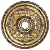 Livex 8210-65 Vintage Gold Leaf Ceiling Medallion