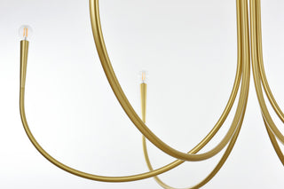 Home Living 55" Chandelier, Brass