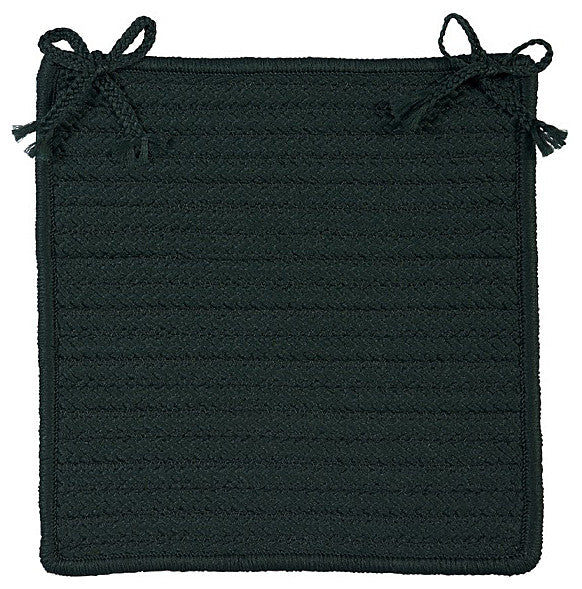 Colonial Mills Chair Pad Simply Home Solid Dark Green Chair Pad