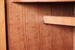 100% Solid Wood Kyle 3-Door Wardrobe, Mocha