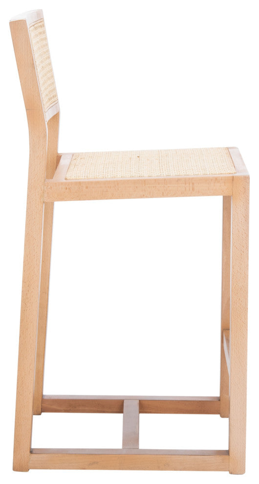 Safavieh Seika Rattan Counter Stool, Natural