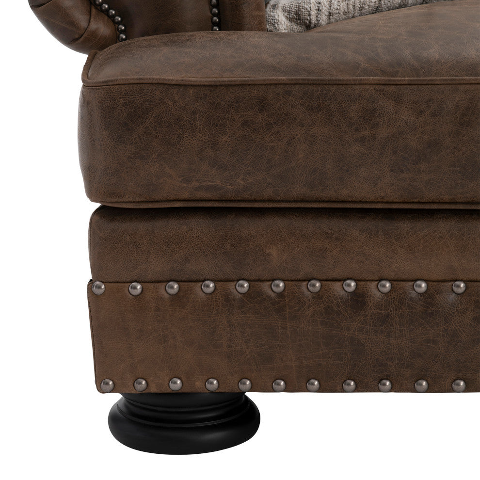 Bernhardt Foster Leather Chair