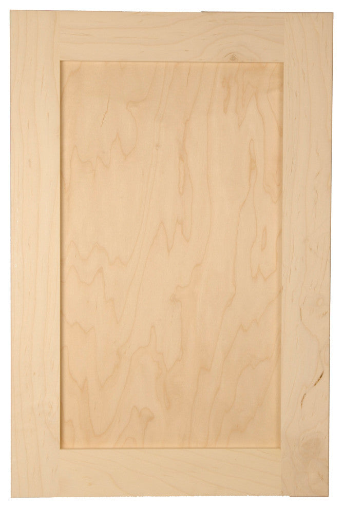 Fruitville Shaker Style Frameless Recessed Wood Bathroom Medicine Cabinet, 14x40, Unfinished