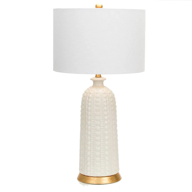 Melrose Table Lamp, Off-White, 30"H
