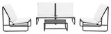 Sean 5 Piece Sofa Set, Black