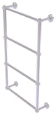 Dottingham 4 Tier 24" Ladder Towel Bar with Groovy Detail, Polished Chrome