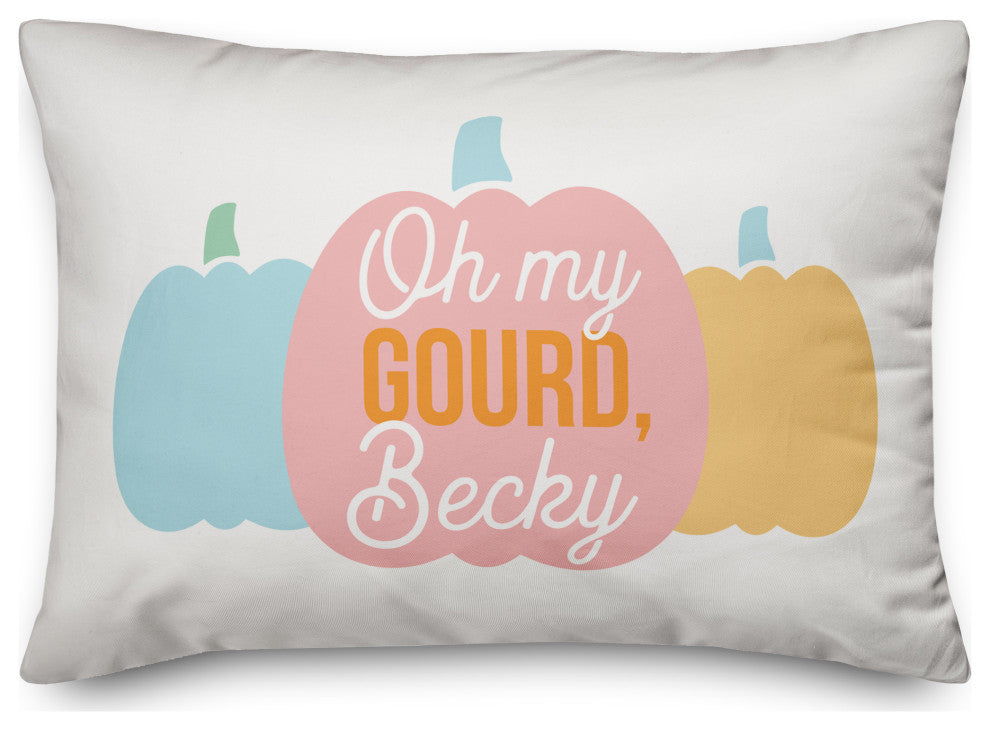 Oh My Gourd, Becky 14x20 Throw Pillow