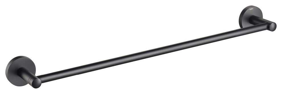 Elie Bathroom 18" Towel Bar, Matte Black
