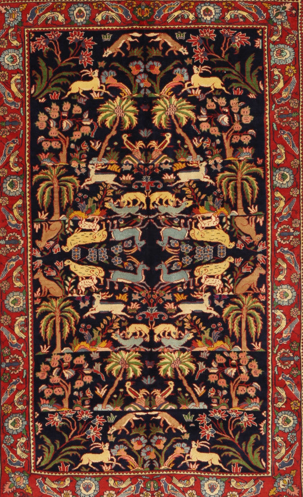 Ahgly Company Indoor Rectangle Traditional Area Rugs, 2' x 5'
