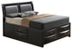 Storage Bed, Black, King