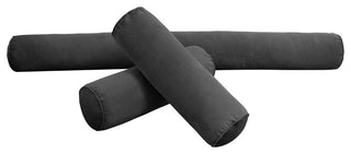 STYLE V6 TwinXL Velvet Pipe Trim Indoor Daybed Bolster Pillow |COVER ONLY| AD350