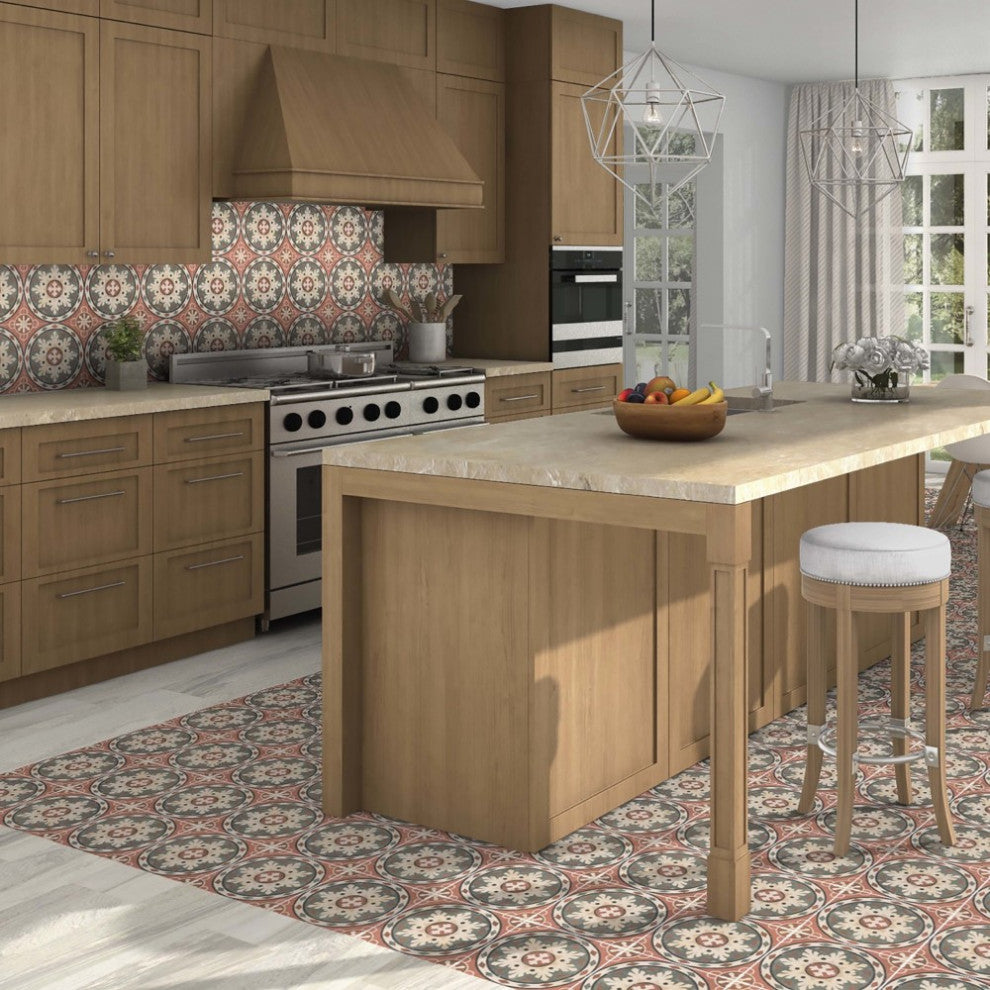 Habana Rosso Porcelain Floor and Wall Tile