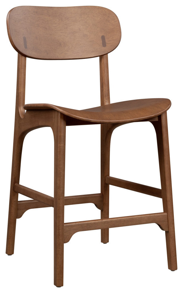 Solvang Wood Stool, Brown Ale Finish, Counter Height