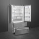 Smeg FQ50UFXE 36" Counter Depth French Door Refrigerator in Stainless Steel