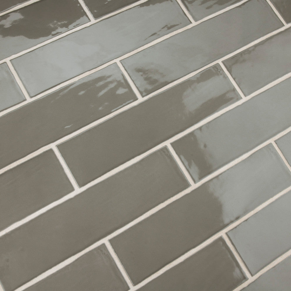 Chester Ceramic Wall Tile, Grey