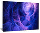 "Bright Blue Stormy Sky" Abstract Digital Art Canvas Print