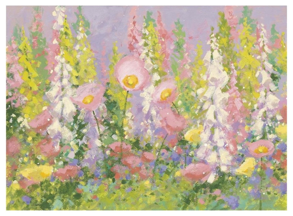 "Garden Pastels I" Digital Paper Print by Shirley Novak, 42"x32"