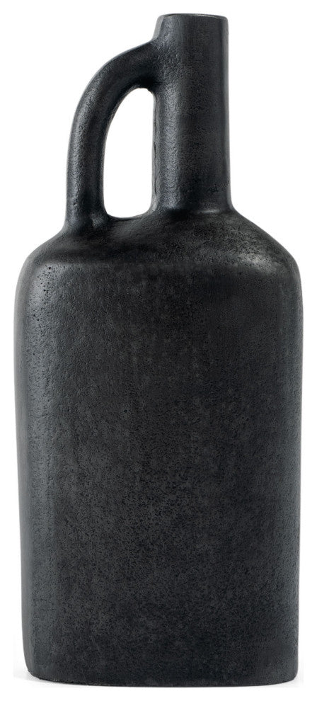 Macrae Metal Table Vase, Small Grey