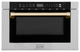 Microwave Drawer With Traditional Handles, Stainless and Gold, MWDZ-1-H-30-G