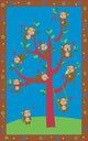 Ten Little Monkeys Rug