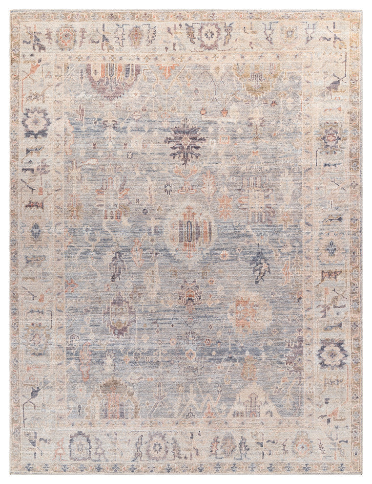 Surya + Becki Owens Marlene Machine Woven Area Rug, Pale Blue, 9'11" x 14'