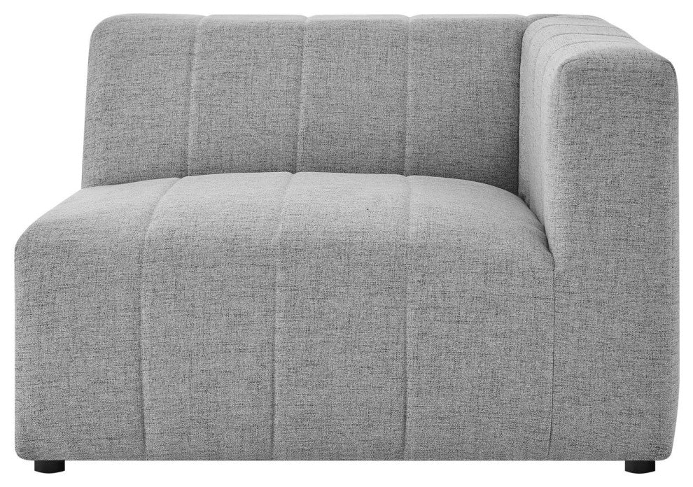 Bartlett Upholstered Fabric Upholstered Fabric 3-Piece Sofa Light Gray