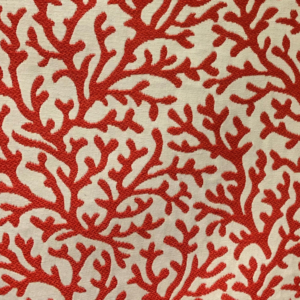 Plutus Sweet Trinidad Red Floral Luxury Throw Pillow, 20"x26" Standard
