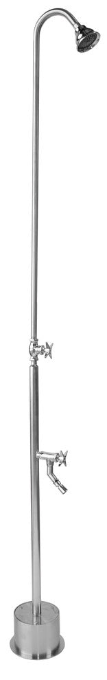 Free Standing Shower with Foot Shower