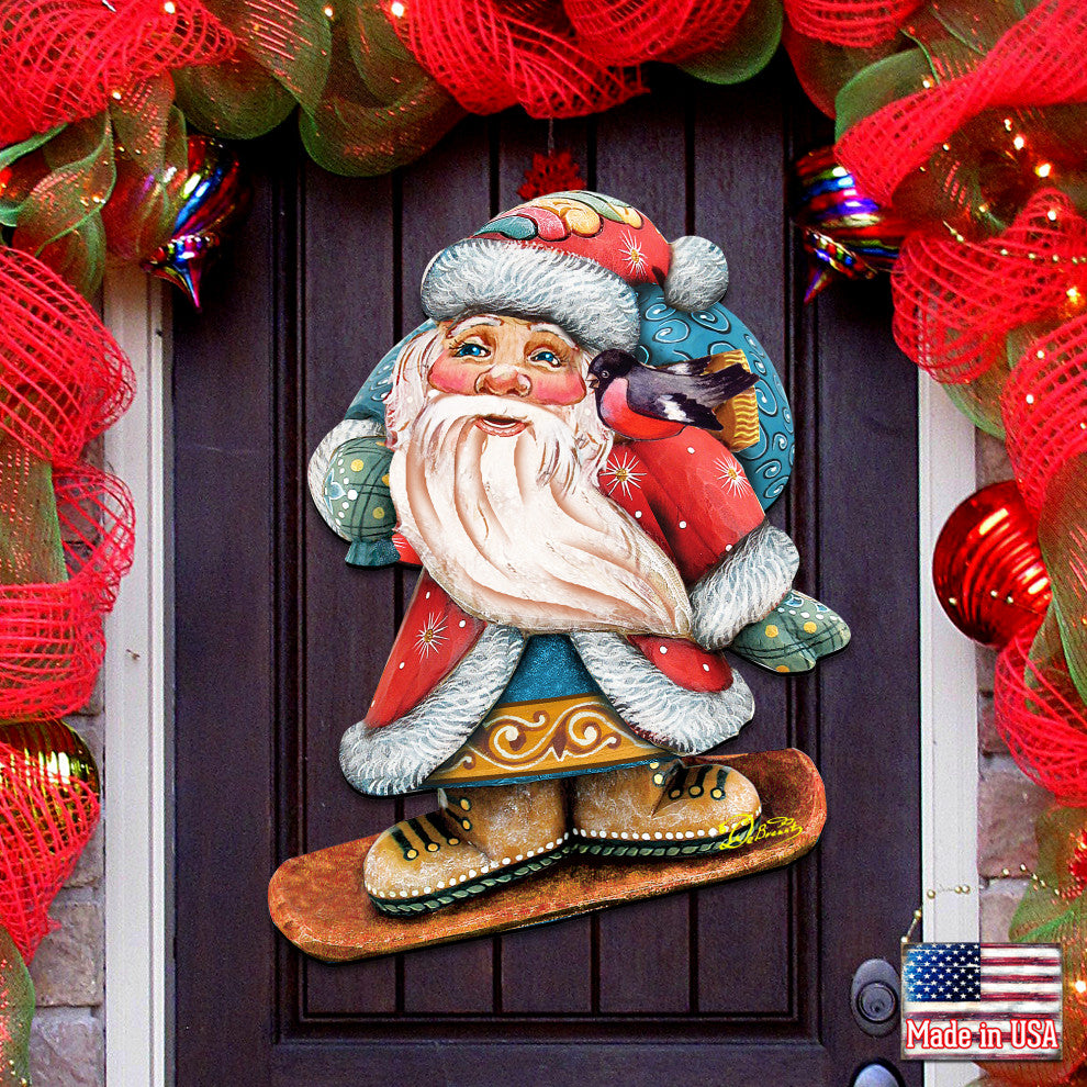 Snow Blocking Santa Dec