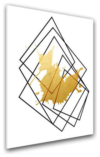 Wall Decor 'Gilt Mod I-B' in ArtPlexi, 16"x12"