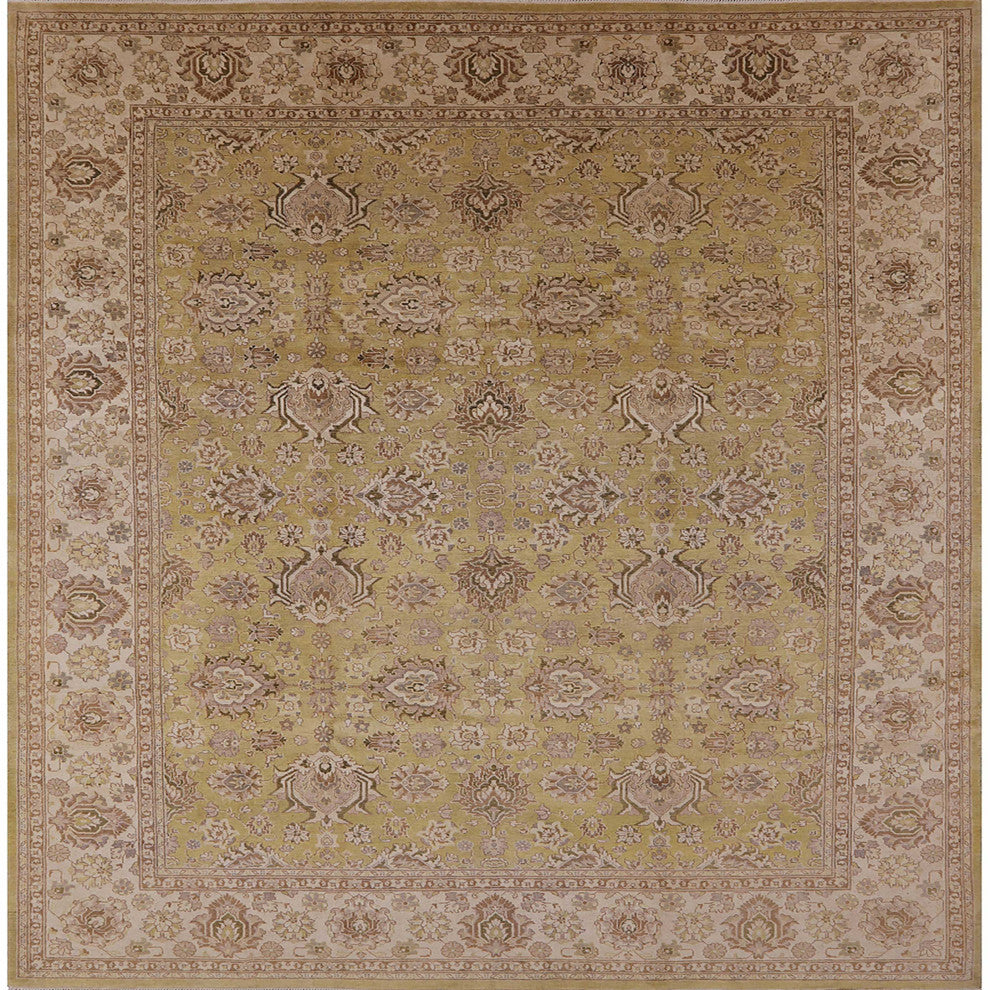 Ahgly Company Indoor Square Mid-Century Modern Area Rugs, 4' Square
