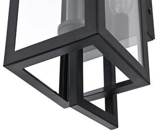 Home Living 5" Outdoor Wall Sconce, Black