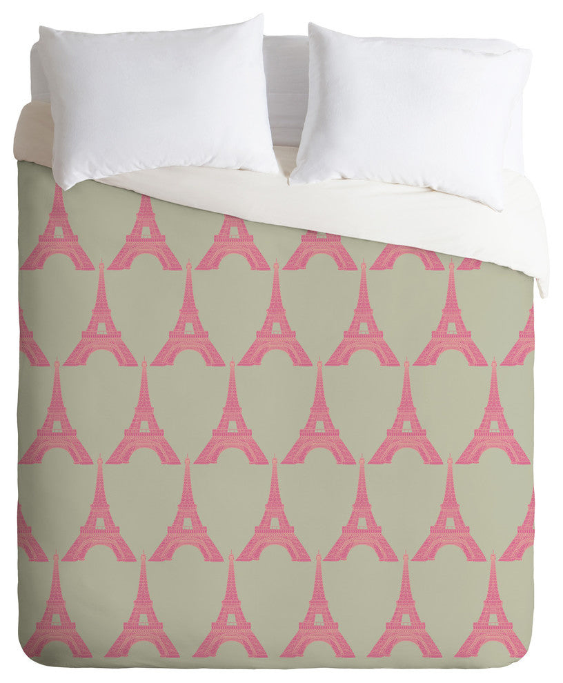 Deny Designs Bianca Green Oui Oui Duvet Cover - Lightweight
