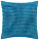 Surya Waffle WFL-002 18"x18" Pillow Cover, Bright Blue