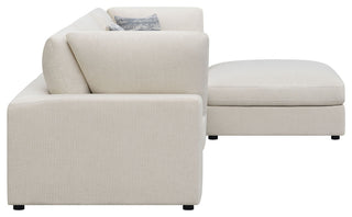 Serene 4-piece Upholstered Modular Sectional Sofa Beige