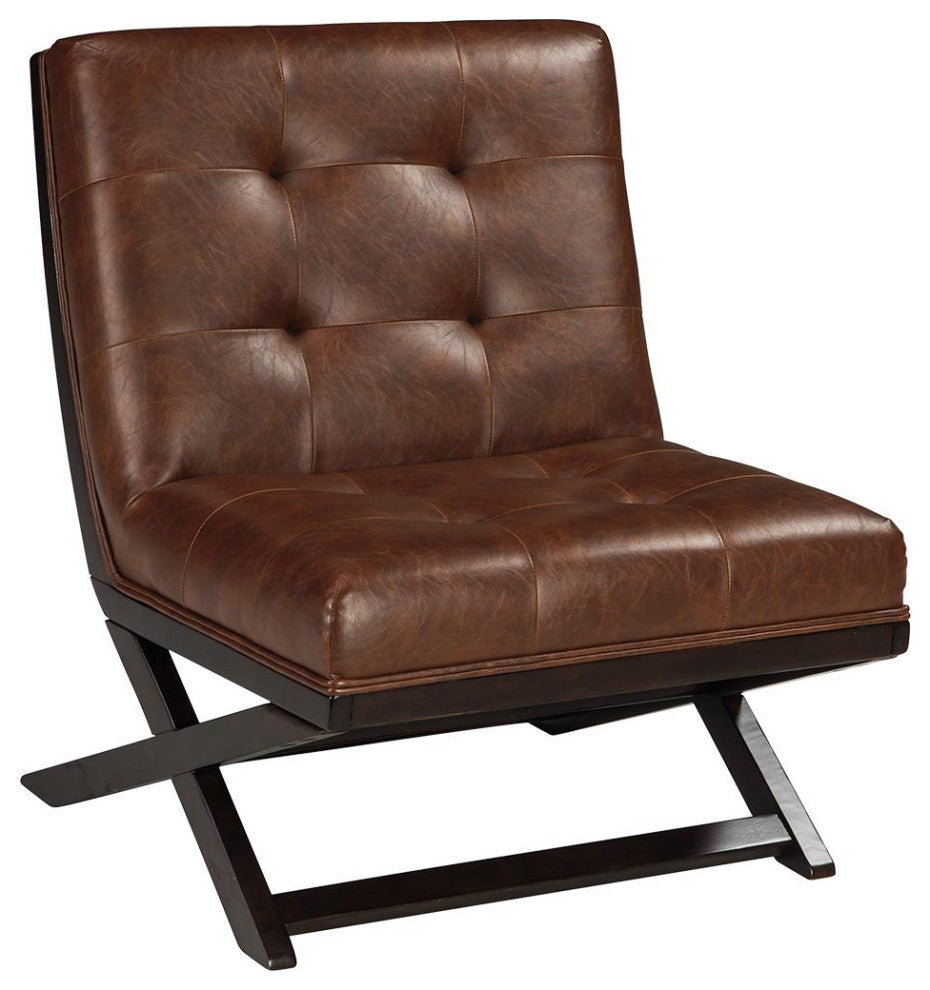 Sidewinder Accent Chair, Brown
