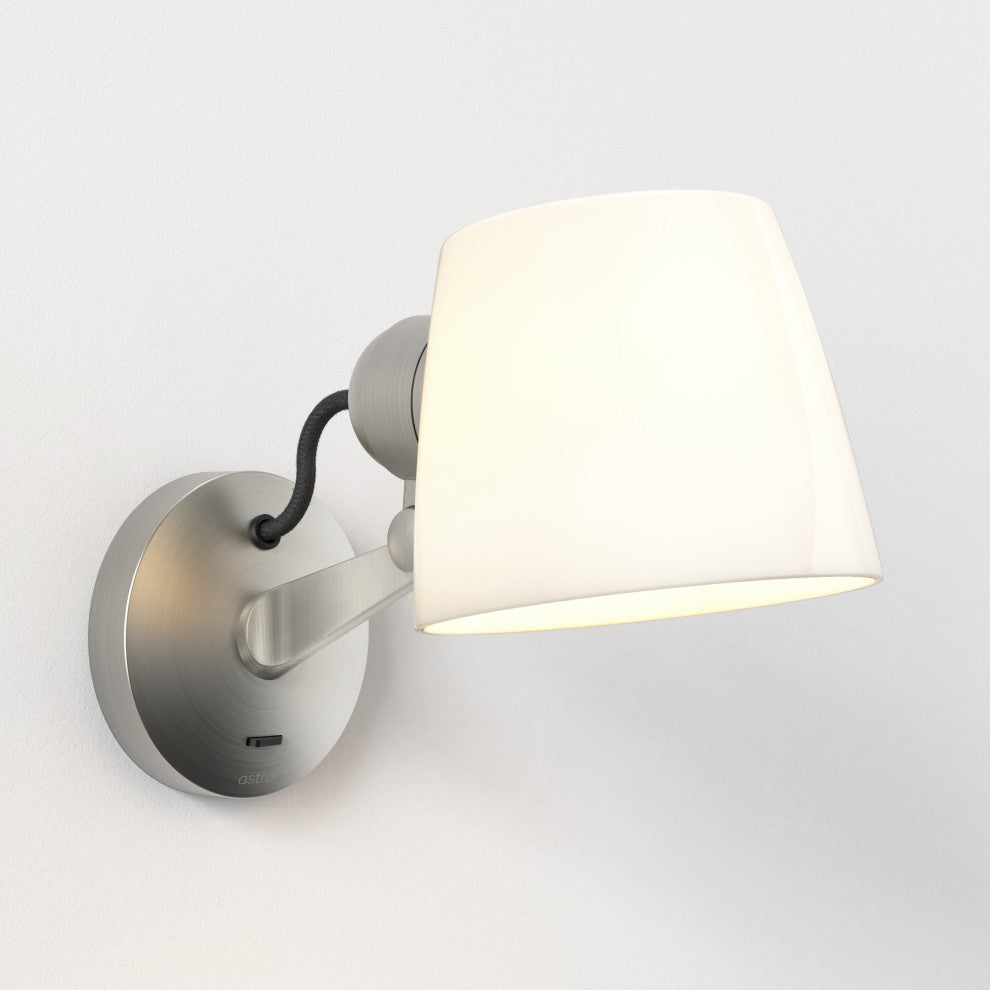 Imari Adjustable Wall, Matt Nickel, Adjustable Wall Light