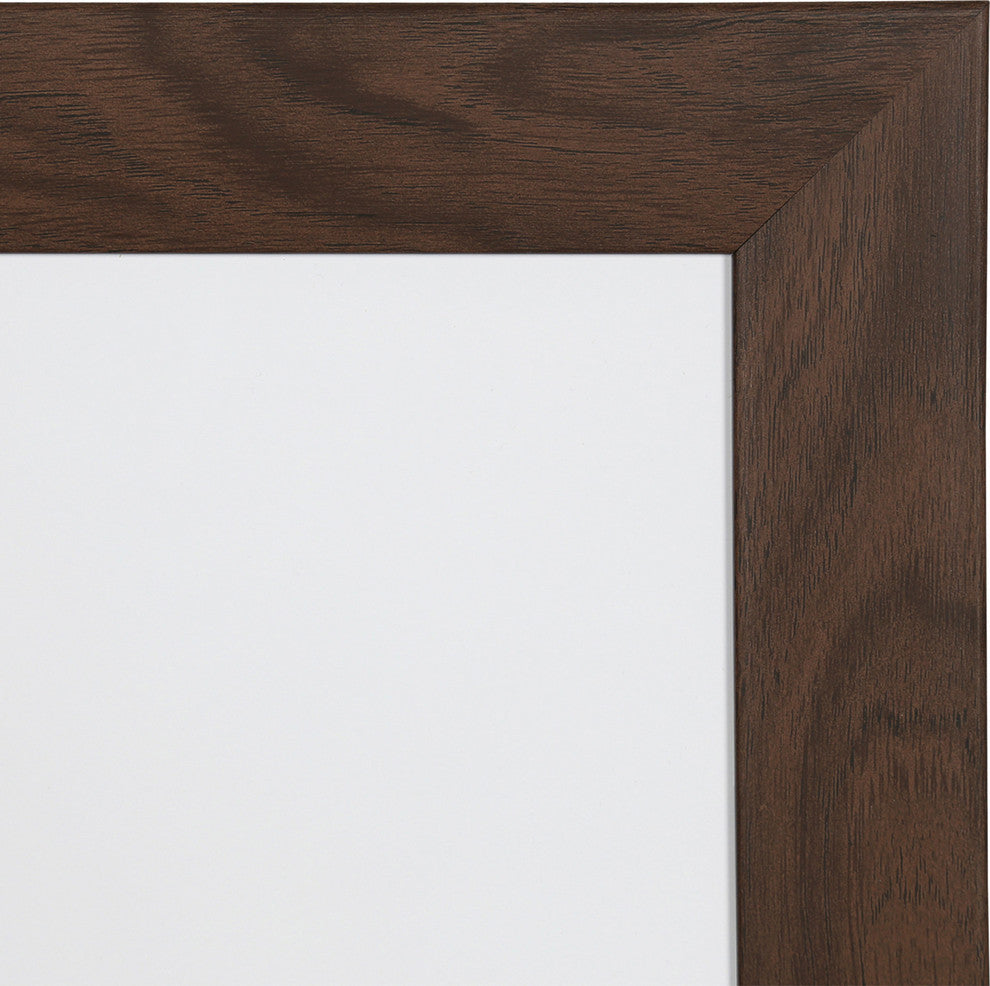 Beatrice Framed Magnetic Dry Erase, Walnut Brown, 18x27