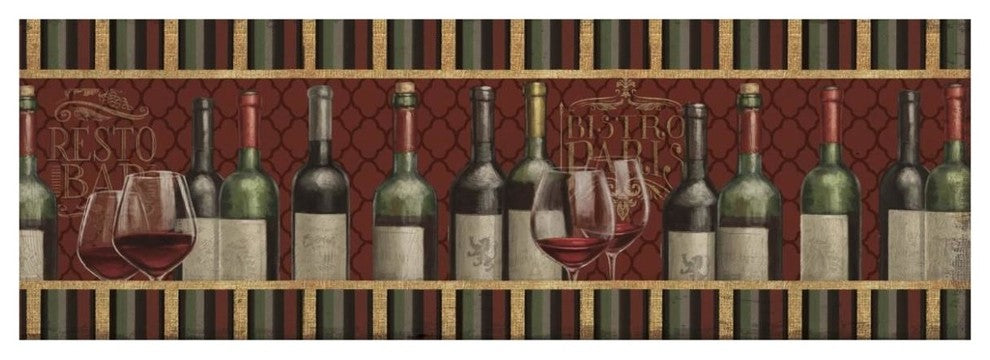 "Bistro Paris V" Digital Paper Print by Janelle Penner, 74"x26"