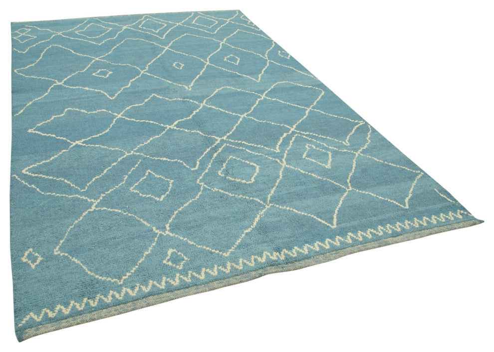 Rug N Carpet - Handmade One-of-a-Kind 6' 6'' x 9' 11'' Moroccan Area Rug
